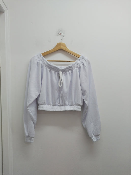 Sweat court Emma & Ashley blanc Taille M