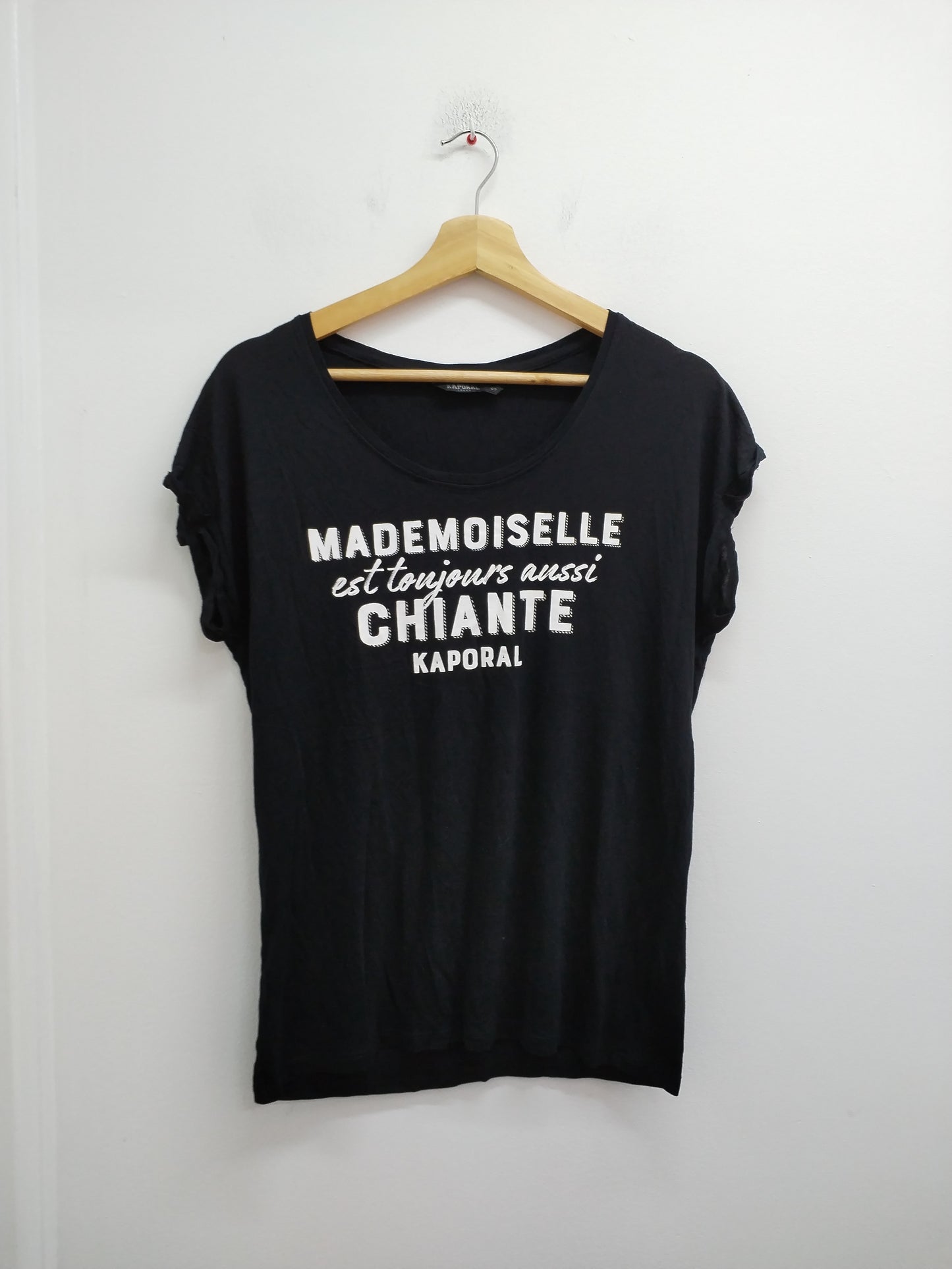 T-shirt Kaporal noir avec impression Taille S