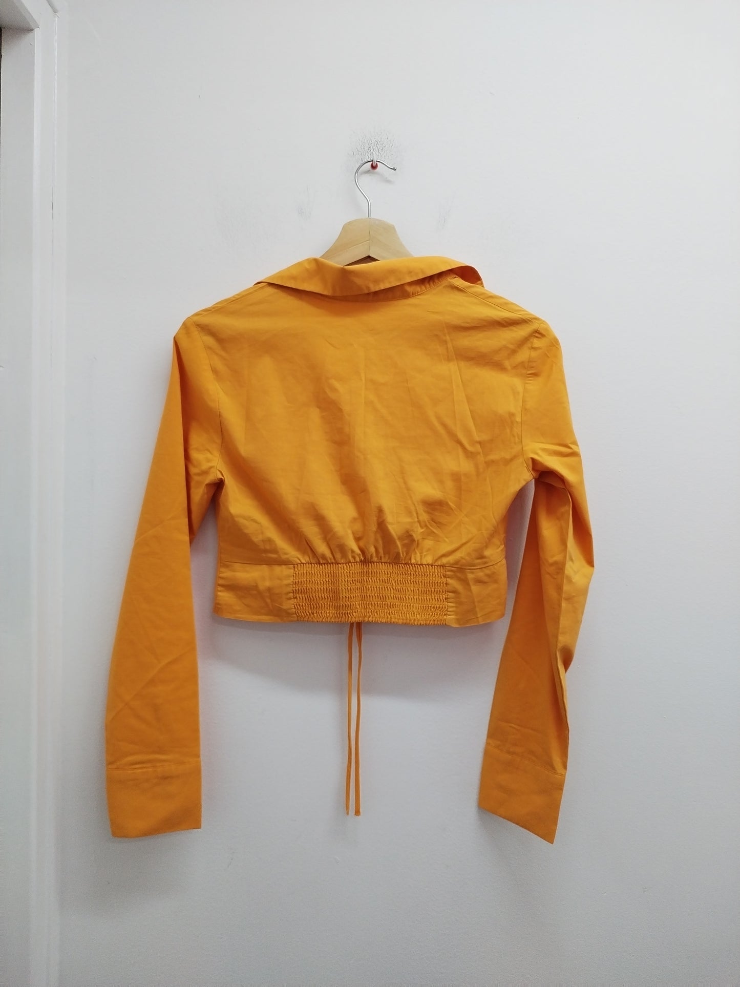 Chemise courte Bershka orange Taille S