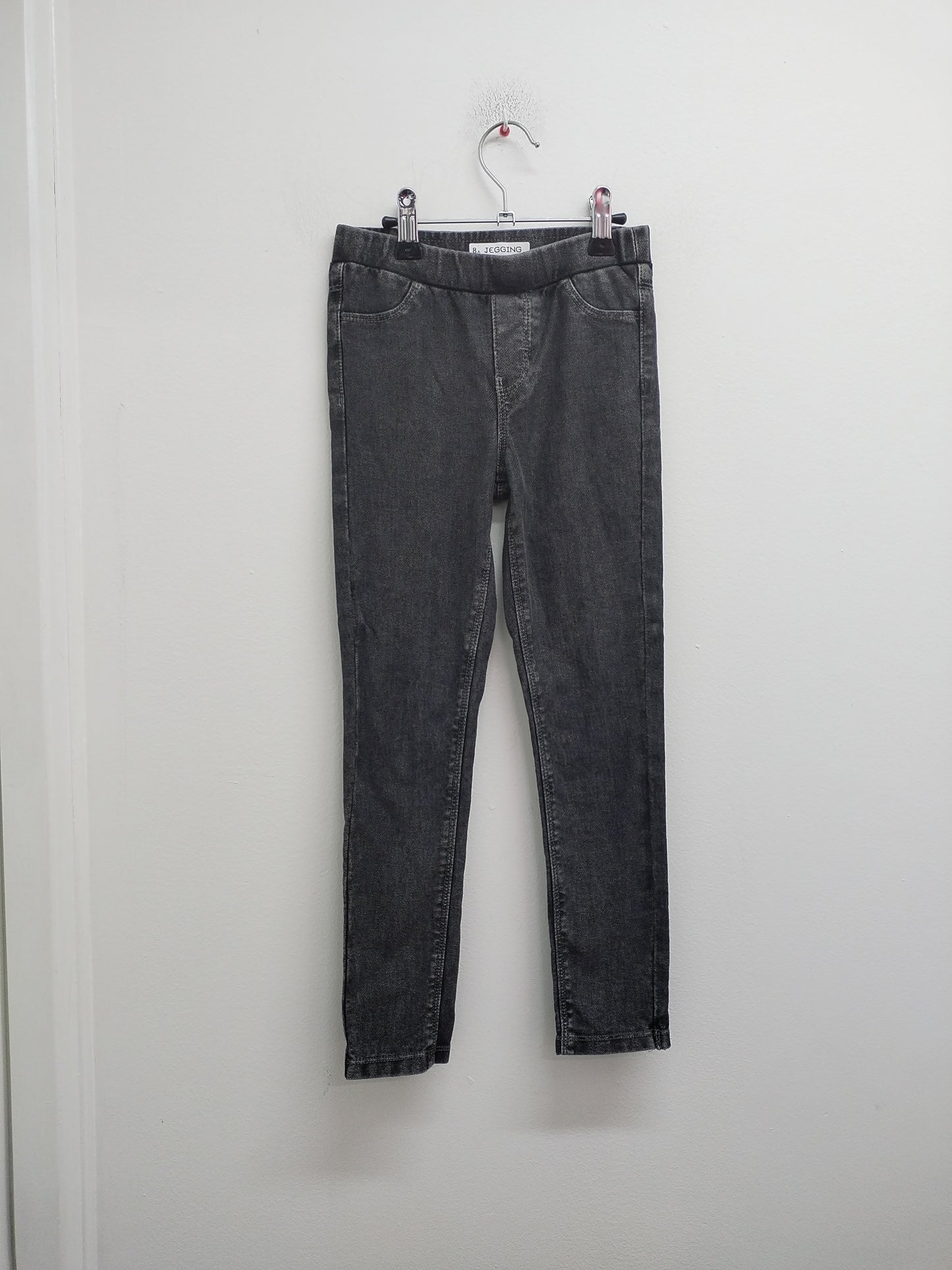 Jegging Kiabi gris délavé Taille 8 Ans