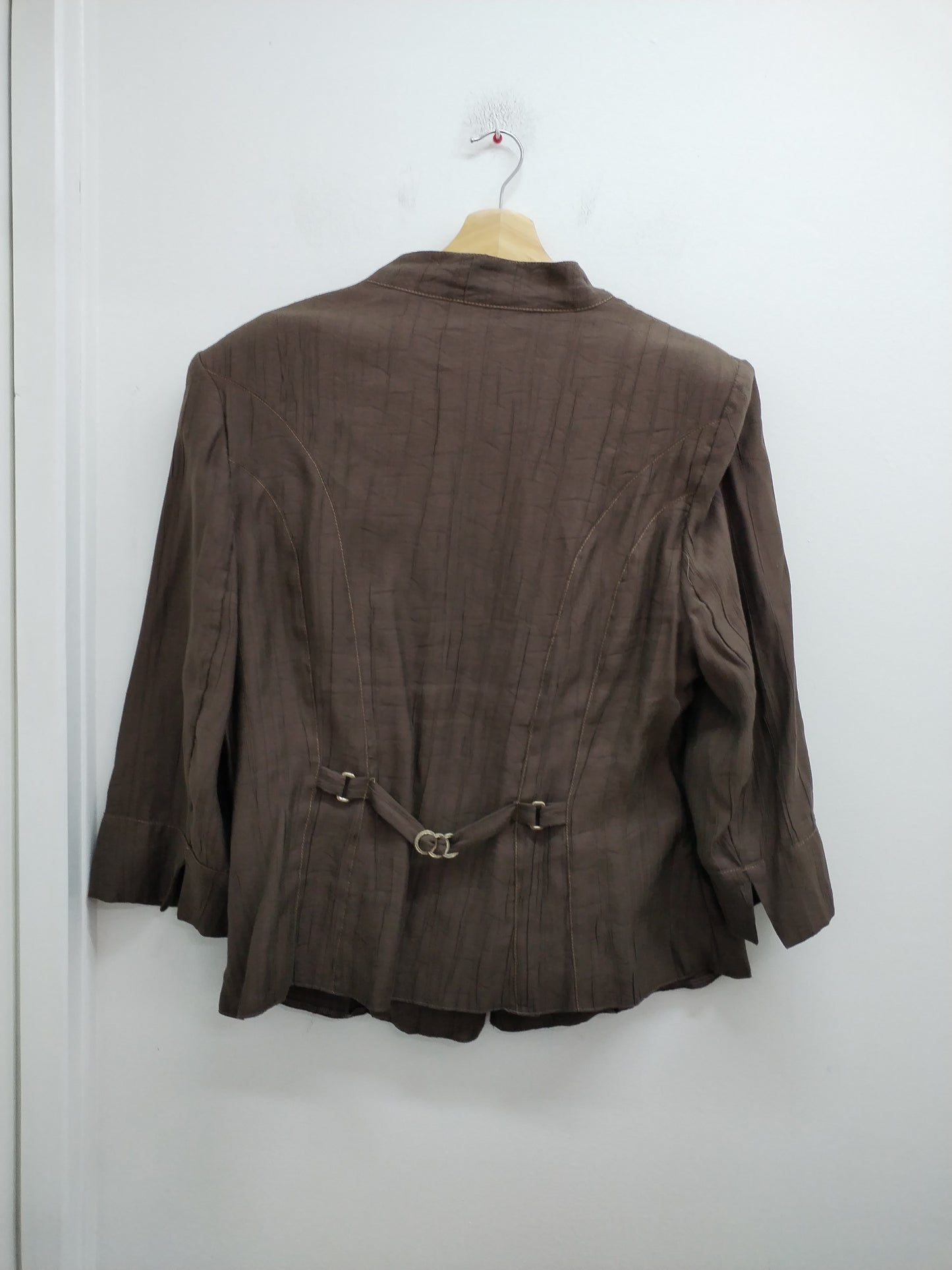 Veste manches 3/4 Christine Laure marron Taille 46