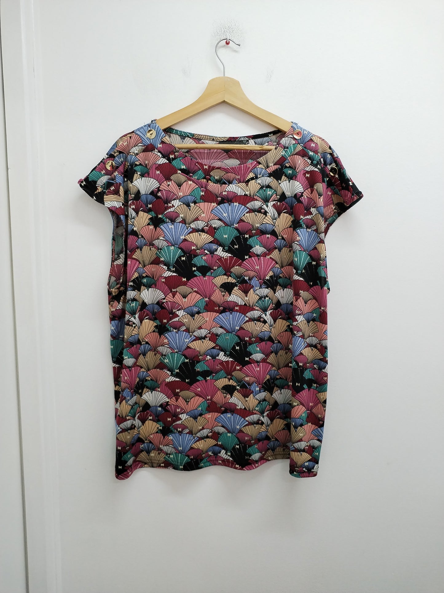 Tunique manches courtes à motifs Taille 2XL