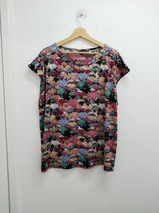 Tunique manches courtes à motifs Taille 2XL