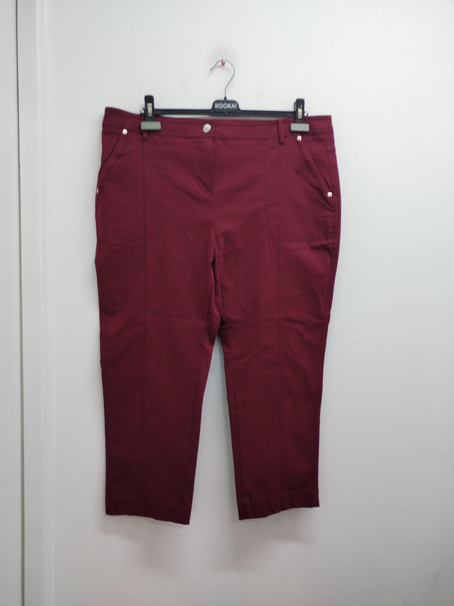 Pantacourt bordeaux Taille 48