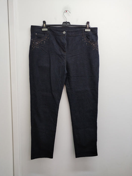 Jeans bleu foncé Taille 48