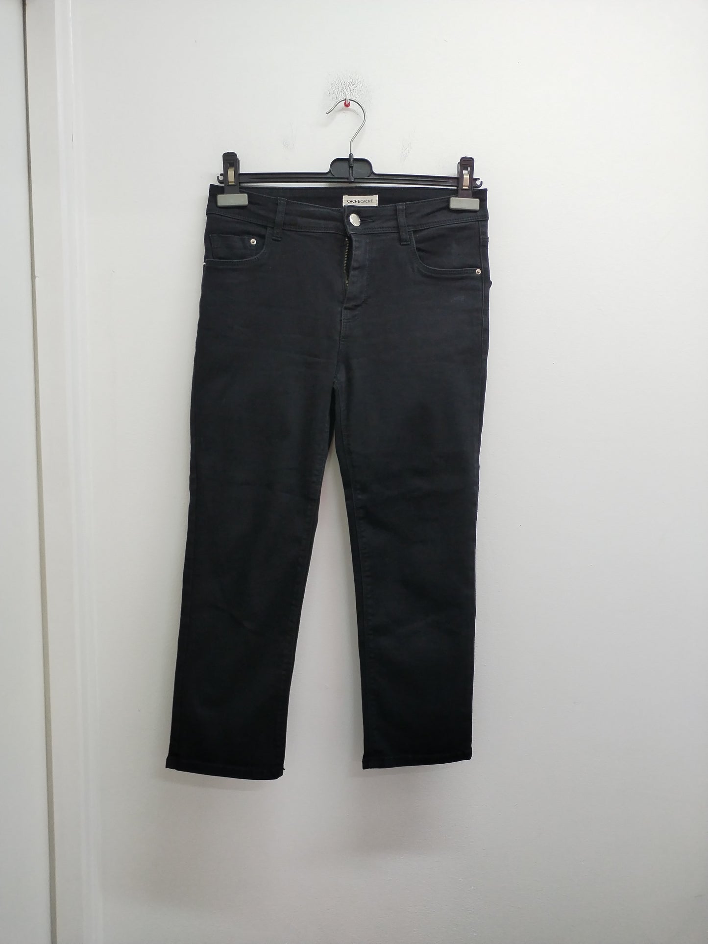 Pantacourt en jeans Cache-Cache noir Taille 38