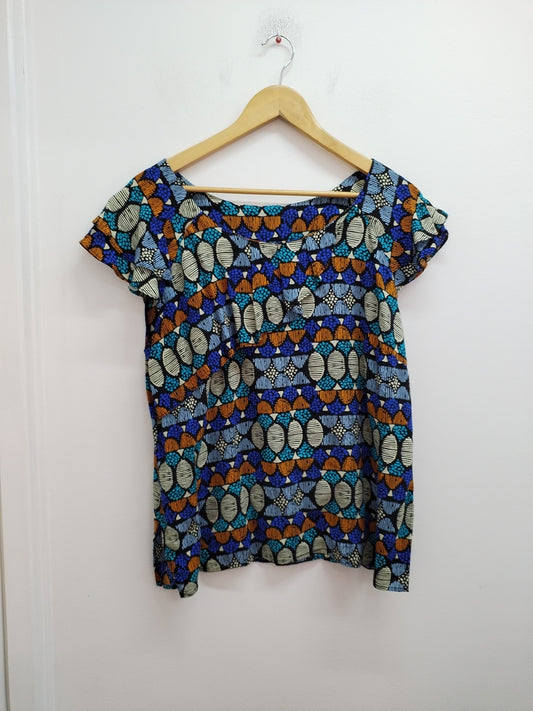 Tunique manches courtes imprimée Taille XL