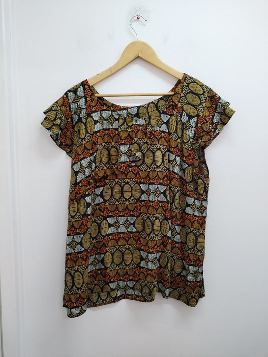 Tunique manches courtes imprimée Taille XL