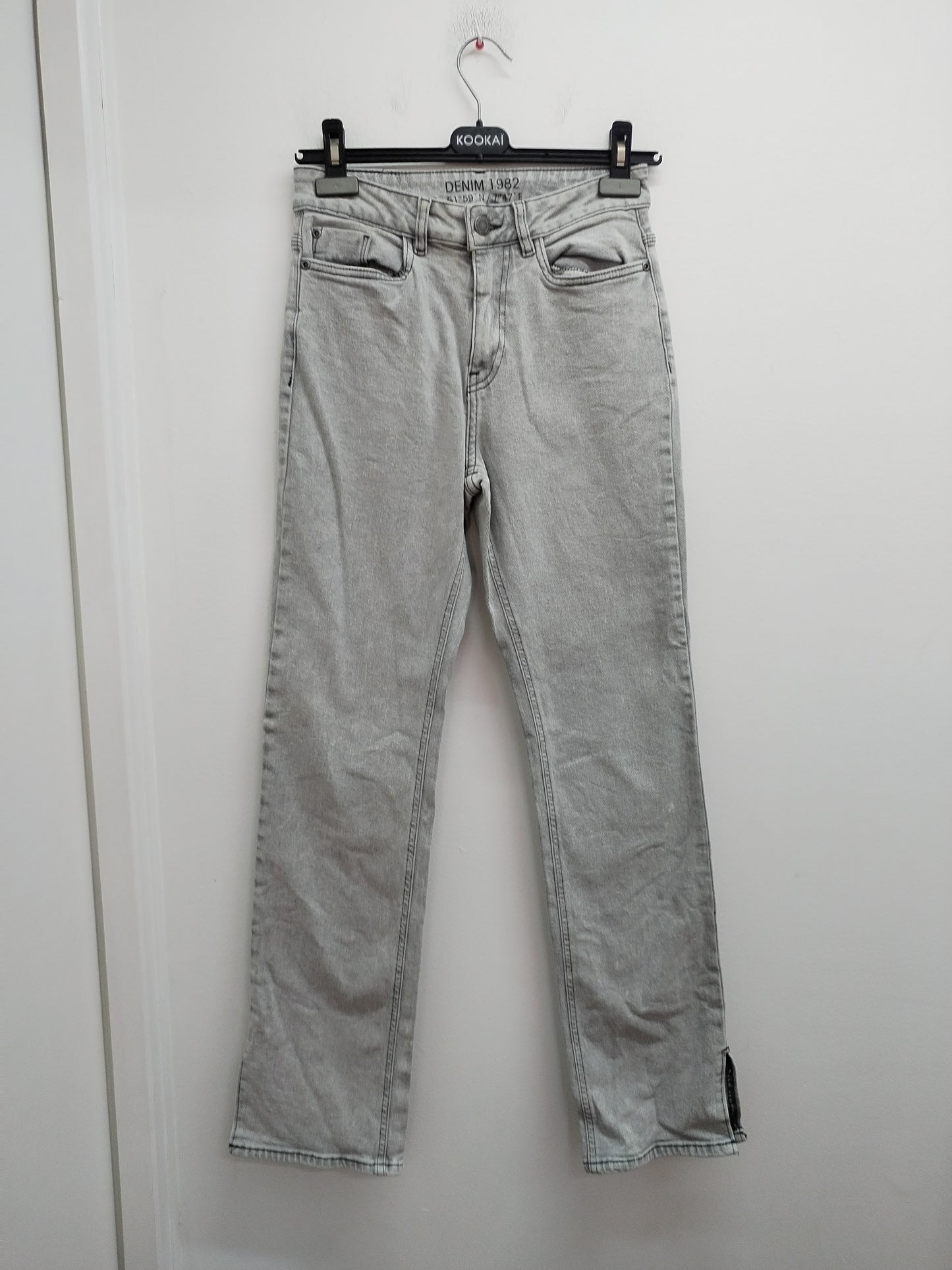 Jeans Denim 1982 gris clair - Taille 36