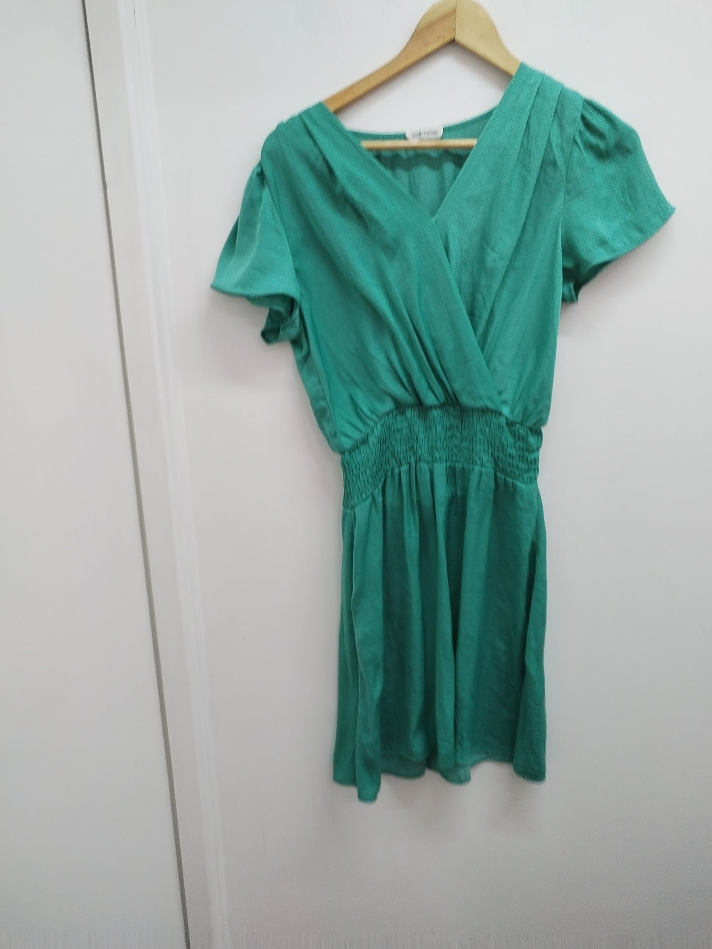 Robe Manches Courtes Cache-Cache Verte – Taille 36