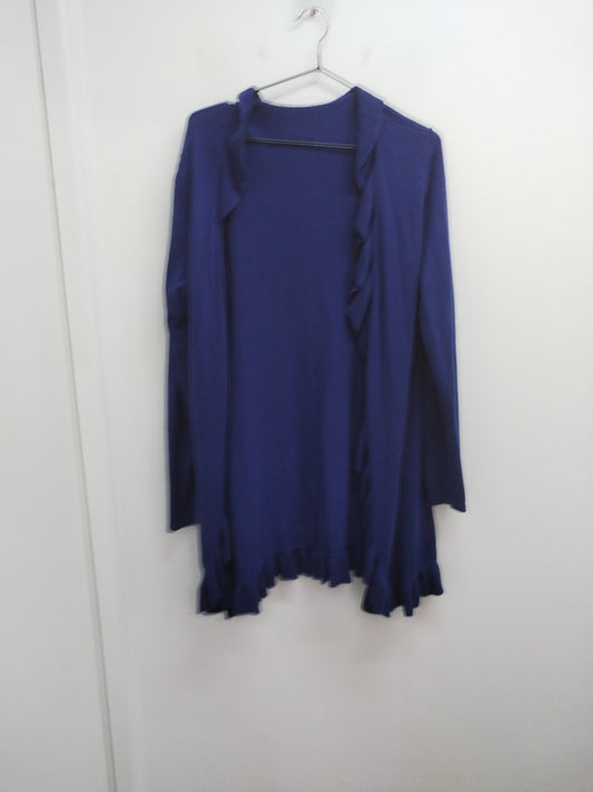 Gilet long bleu Taille M