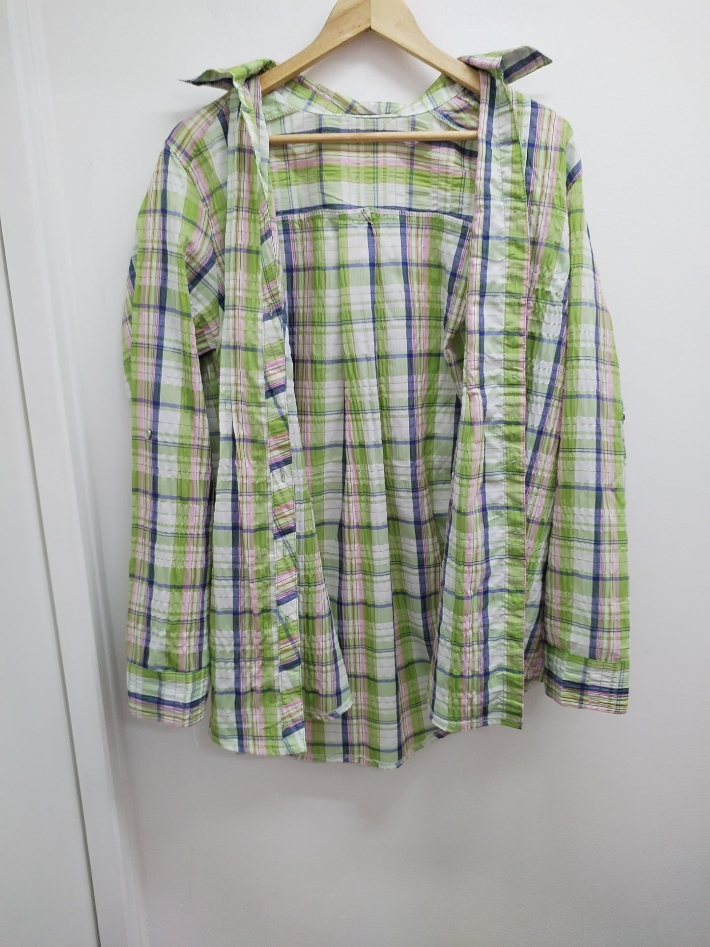 Chemise manches longues Ruilaiou à carreaux Taille XL