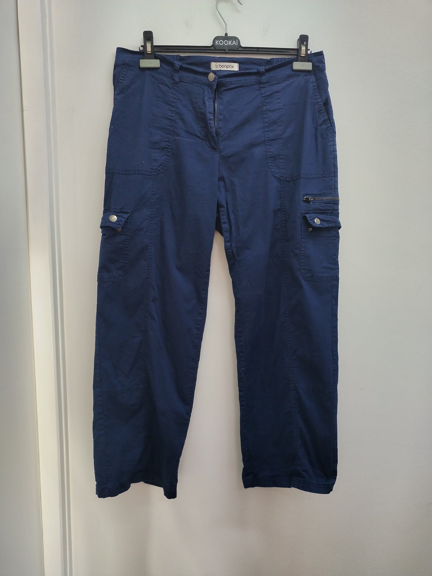 Pantalon léger Bonprix marine - Taille 44
