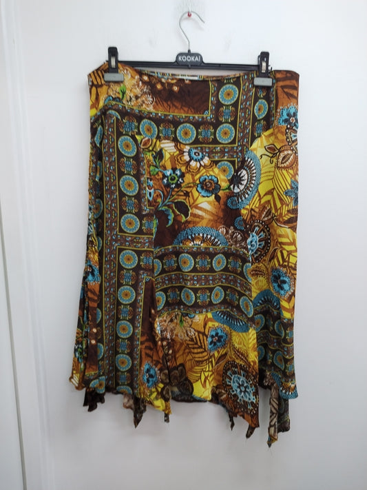 Jupe Christine Laure imprimée multicolore – Taille 48