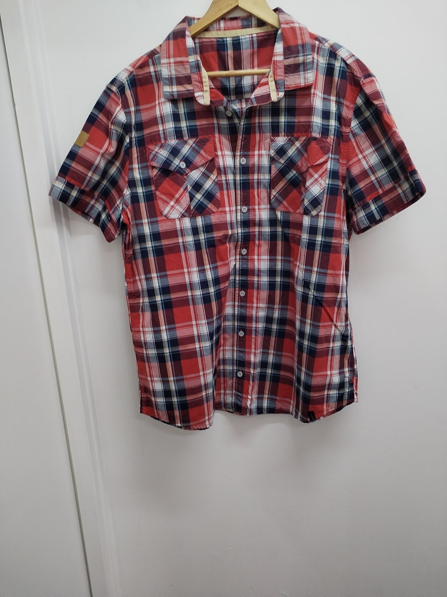 Chemise manches courtes Quechua à carreaux Taille XL