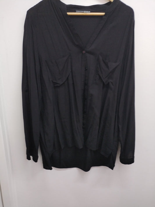 Chemise manches longues Atmosphère noire Taille L