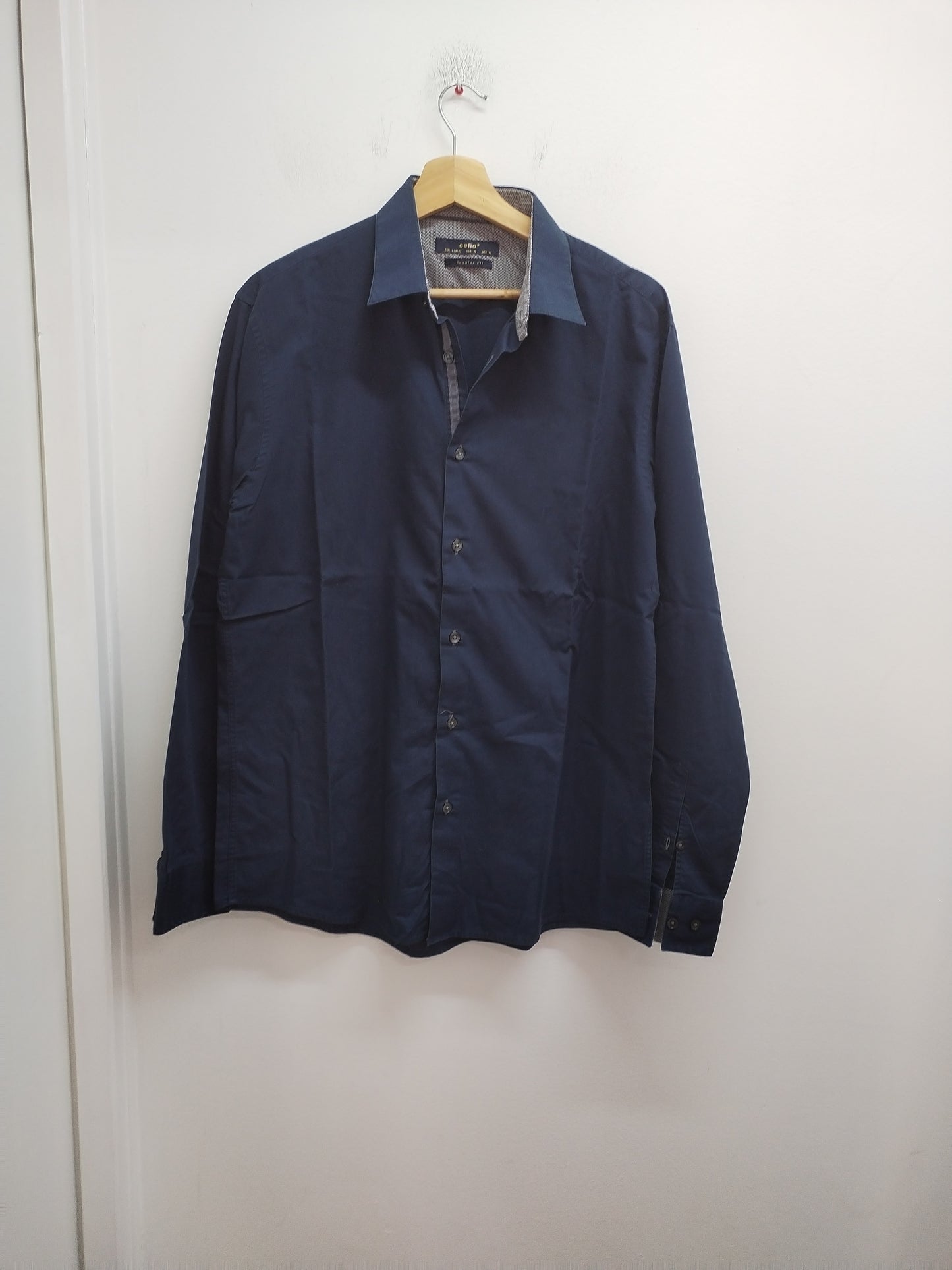 Chemise manches longues Celio marine – Taille L