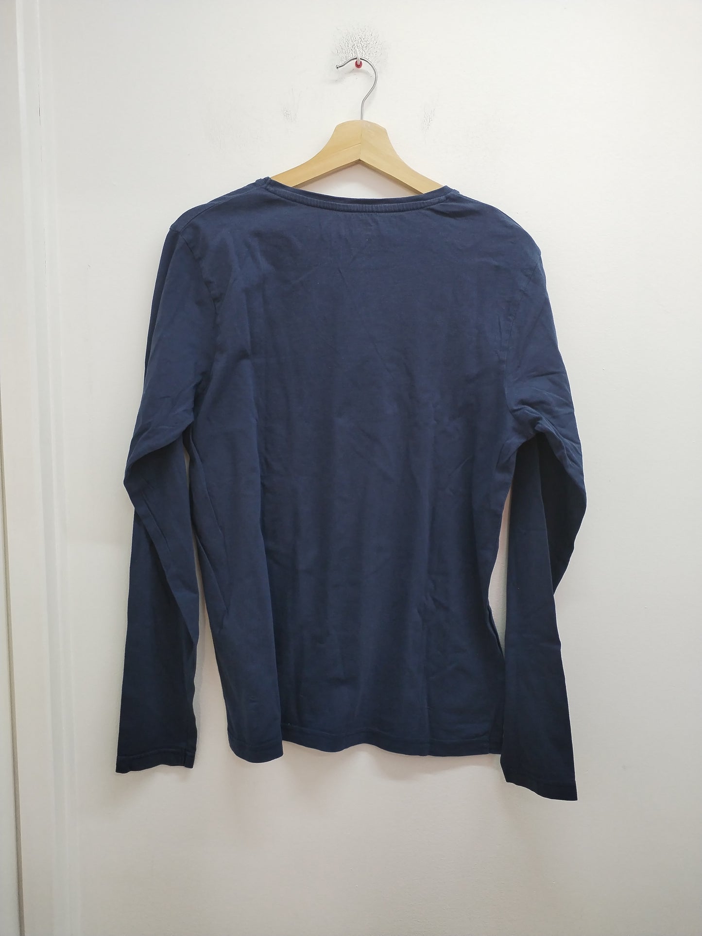 T-shirt manches longues Jack & Jones marine avec impression - Taille M