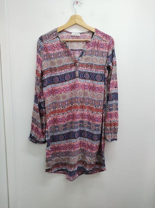 Robe manches longues Cache-Cache imprimée Taille M