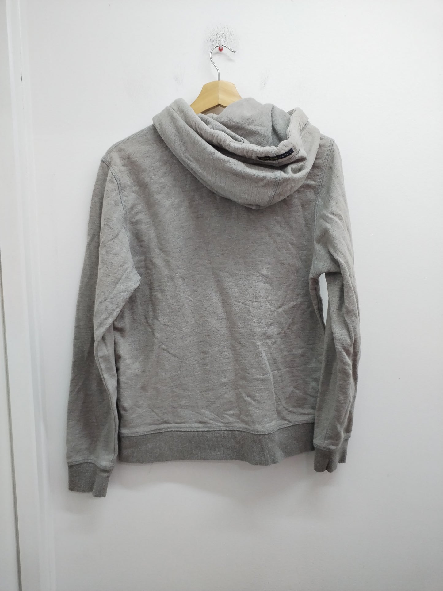 Sweat à capuche Jack & Jones gris avec broderie Taille S