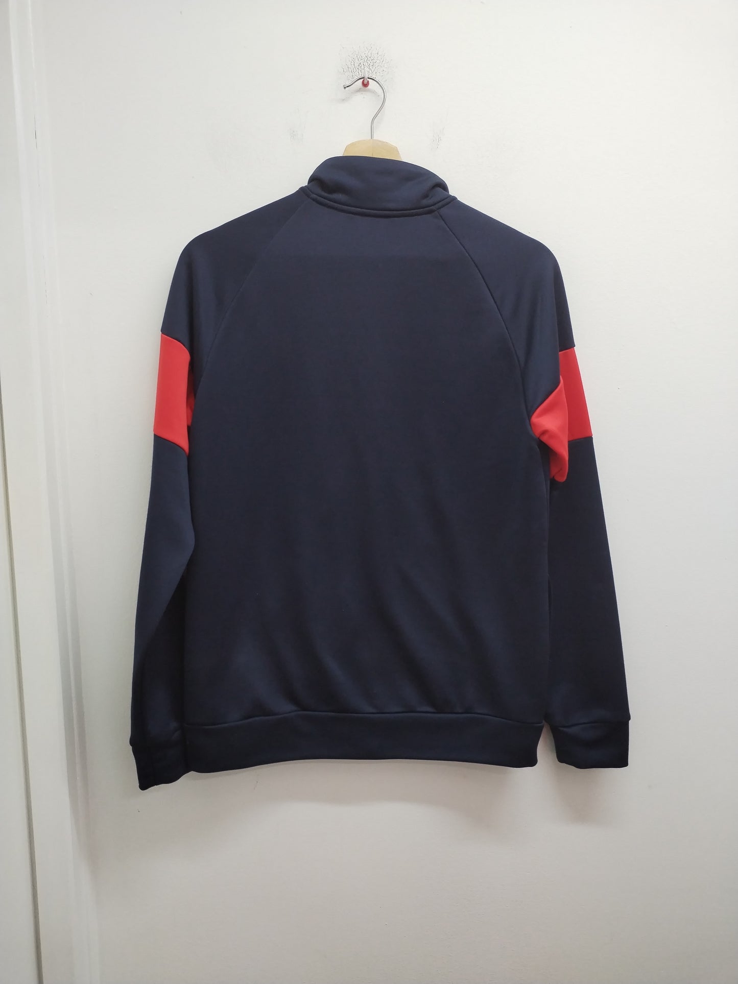 Veste de jogging Adidas marine et rouge avec impression Taille 13/14 Ans