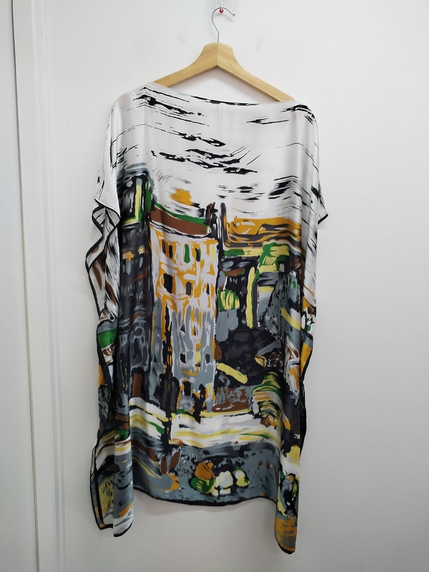 Robe légère manches courtes blanche imprimée Taille 2XL/3XL