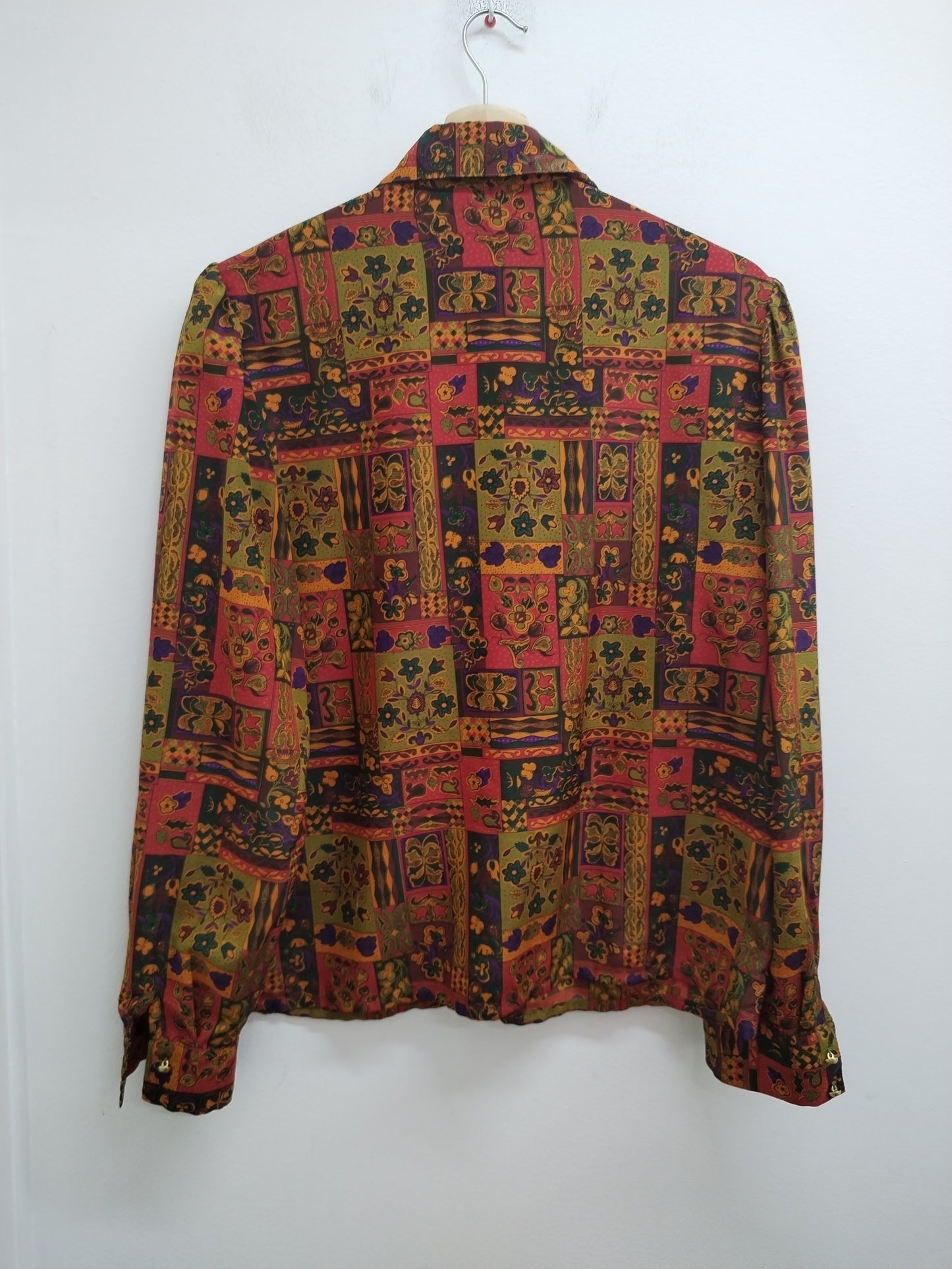Chemise manches longues Devernois à motifs Taille M