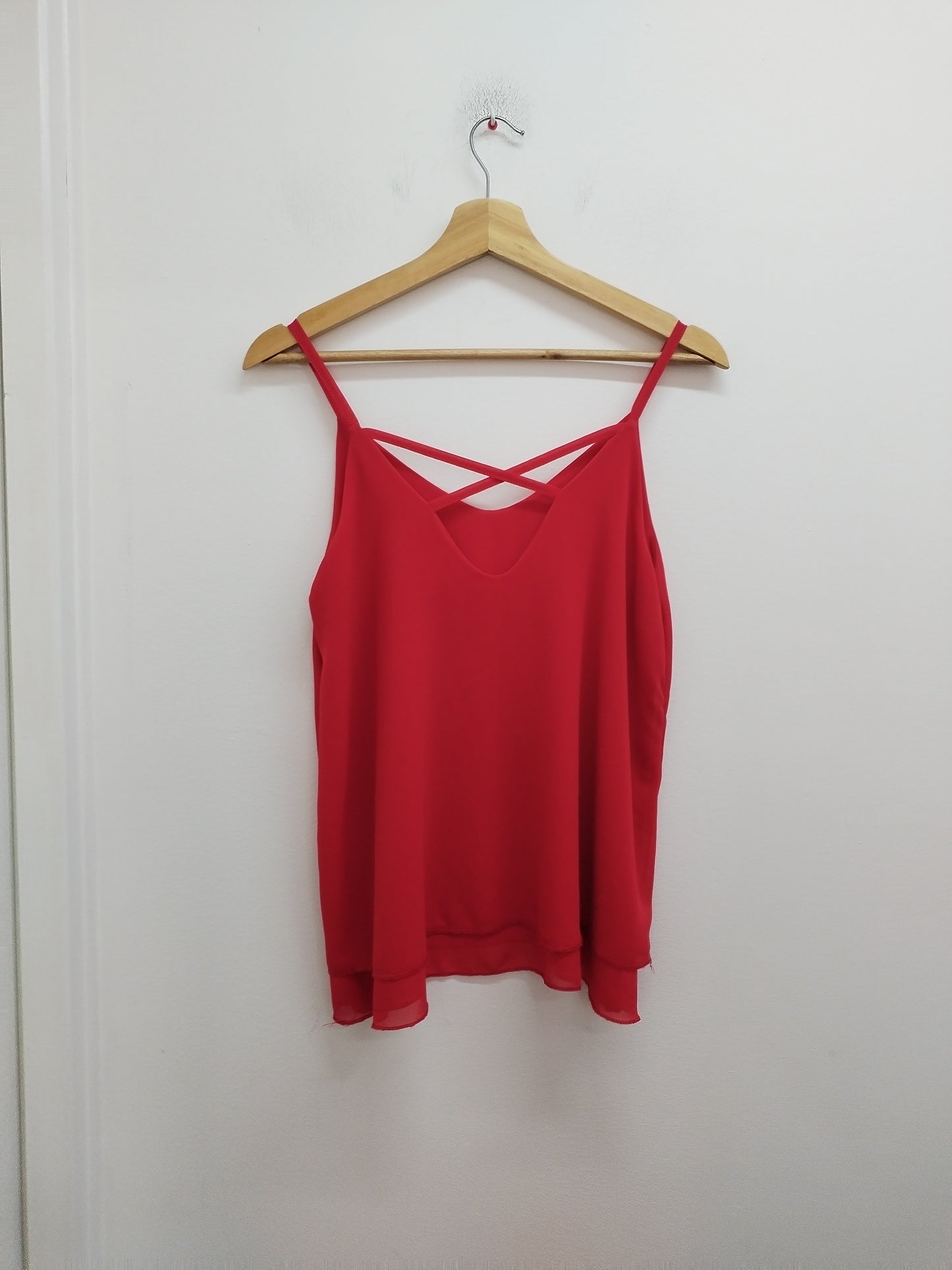 Débardeur fluide rouge Taille M