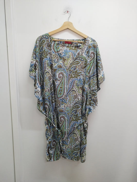 Robe manches courtes Tissaia à motifs Taille 48