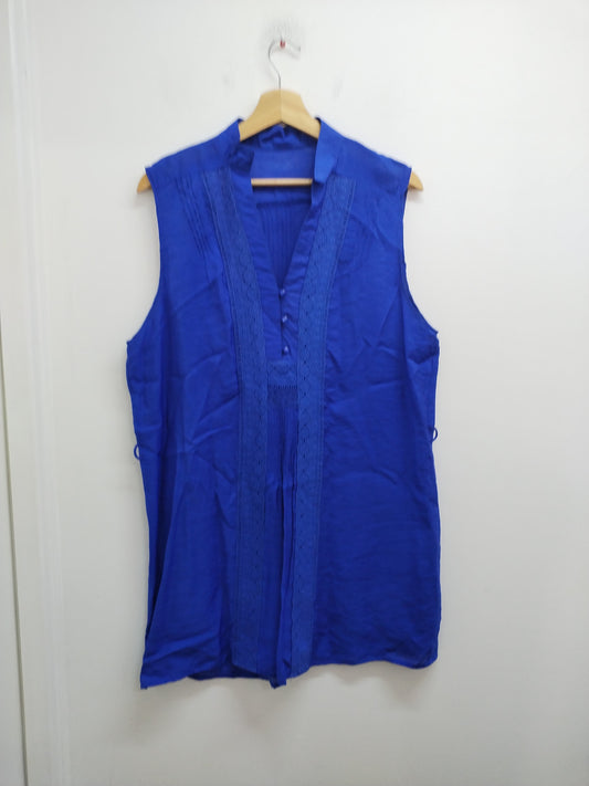 Robe sans manches Kelyna bleue Taille L
