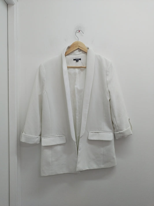 Veste manches 3/4 Kiabi blanche Taille 38