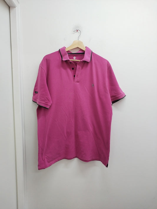 Polo manches courtes Inesis rose foncé Taille XL