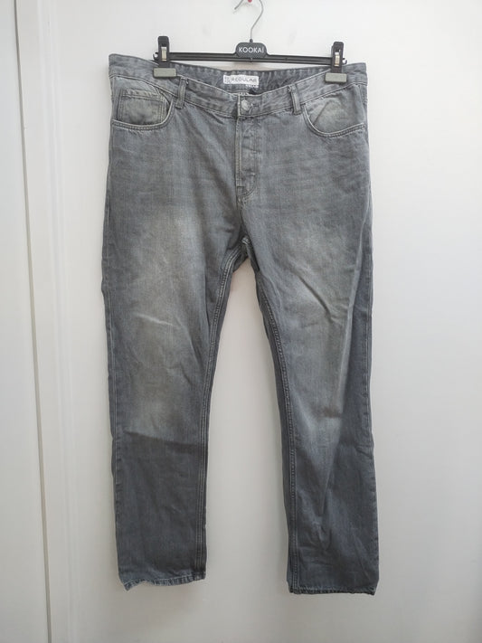 Jeans regular Kiabi gris Taille 48