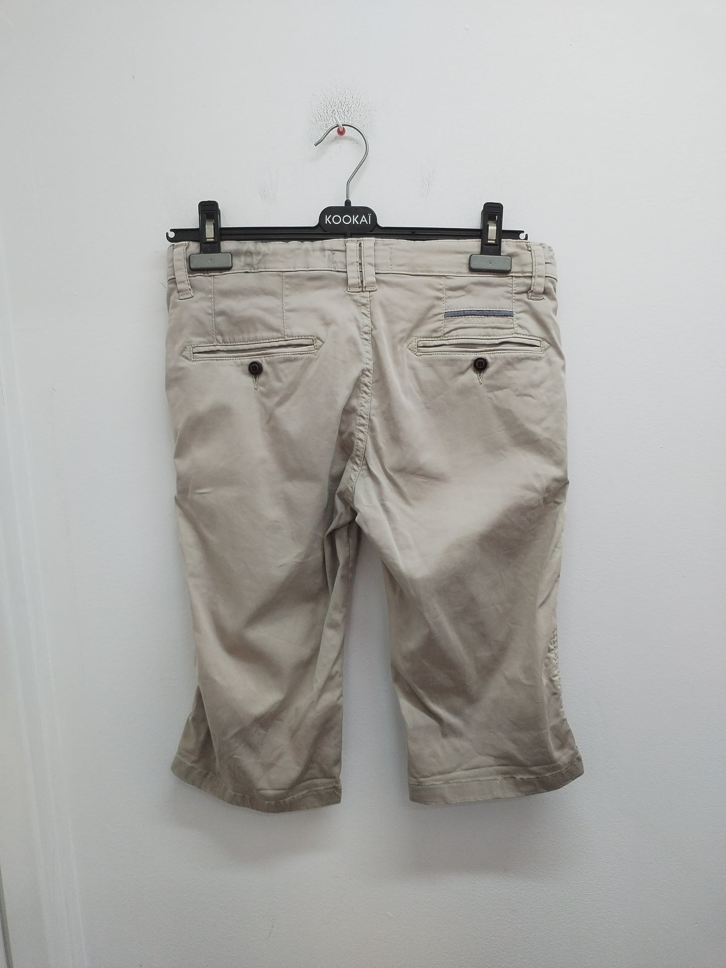 Pantacourt American People beige Taille 14 Ans