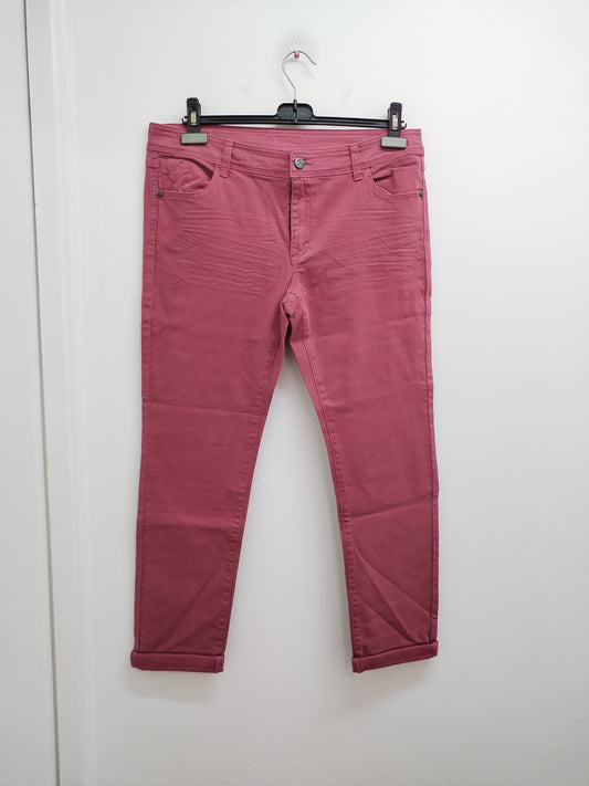 Jeans vieux rose foncé Taille 44