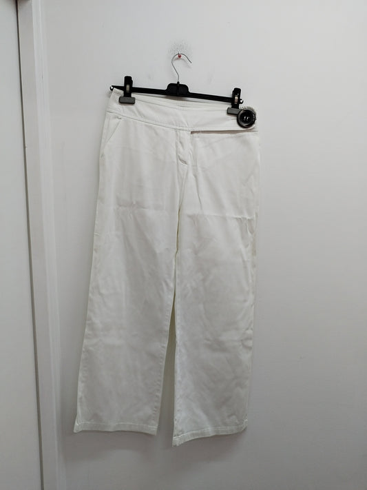 Pantalon jambes larges Sinéquanone blanc Taille 40