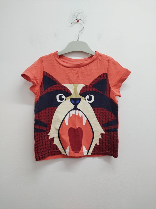 T-shirt DPAM corail avec impression Taille 3 Ans