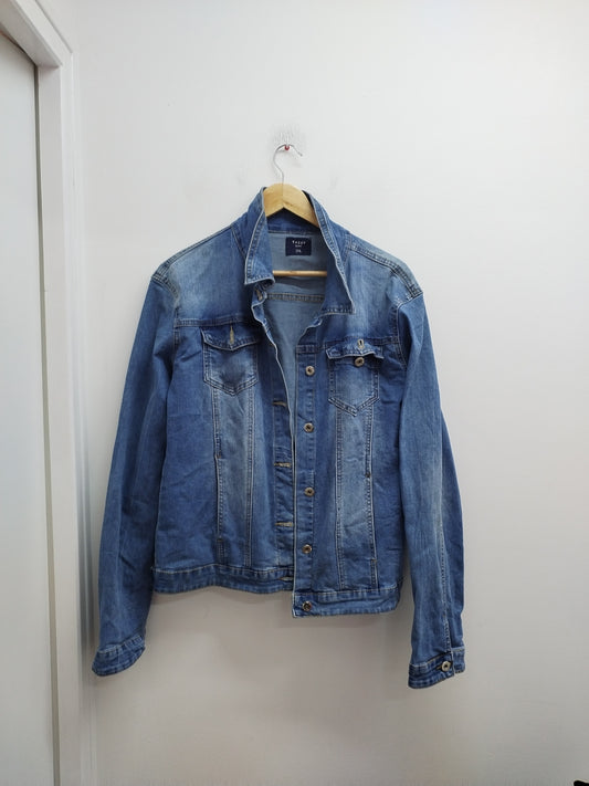 Veste en jeans Voggo bleue Taille 2XL