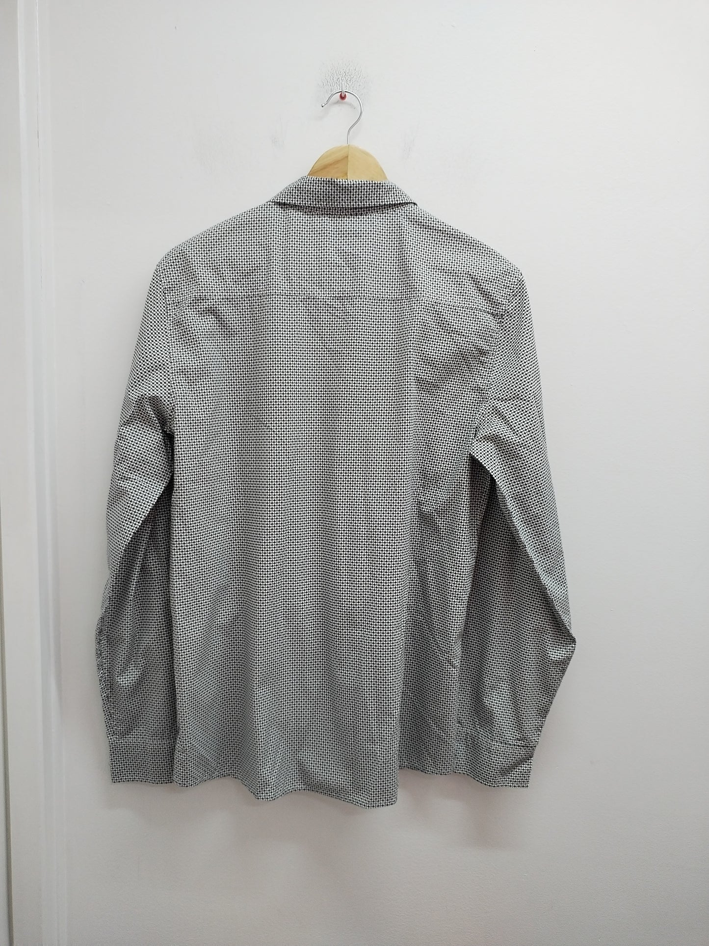 Chemise manches longues Liberto noire et blanche à motifs Taille L