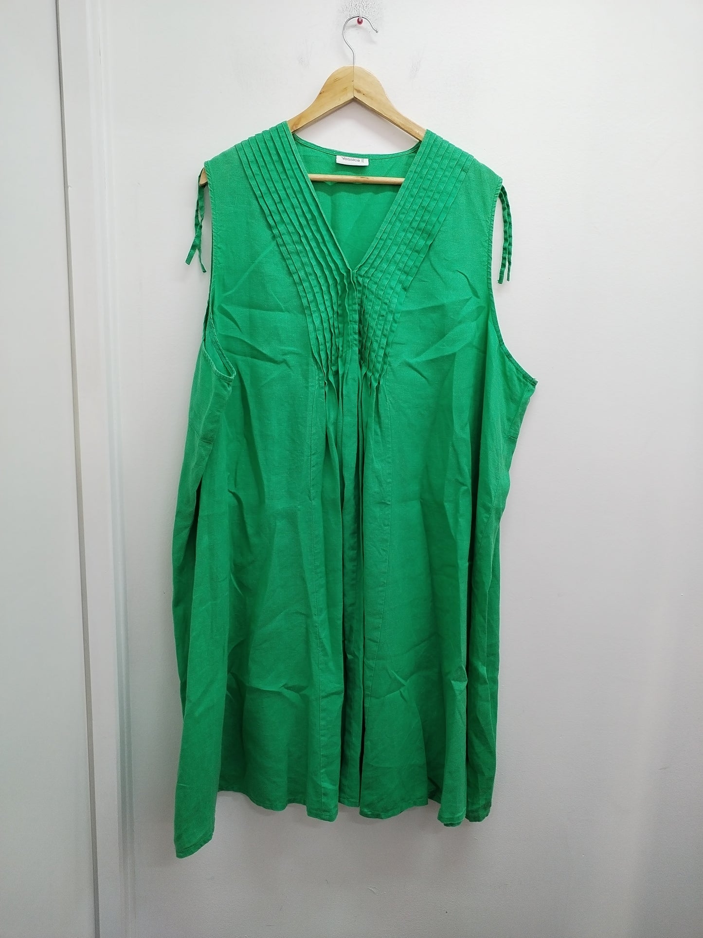 Robe sans manches Yessica verte Taille 3XL