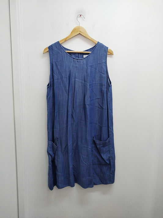 Robe sans manches Yessica bleue jeans Taille L