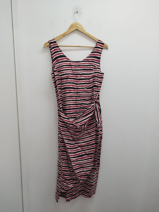 Robe sans manches à rayures Taille 38
