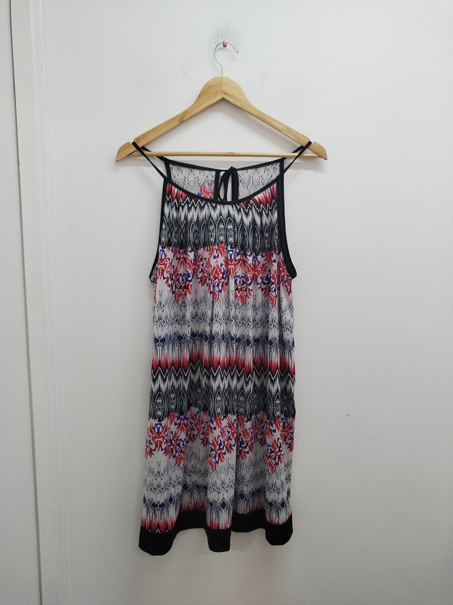 Robe fluide à bretelles imprimée Taille XL
