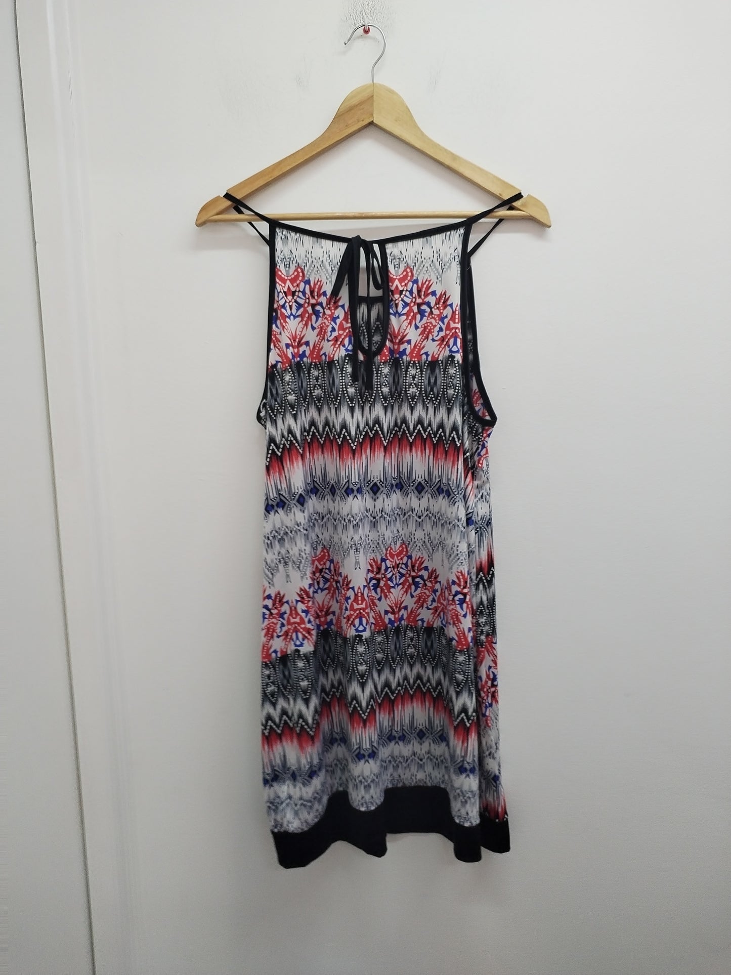 Robe fluide à bretelles imprimée Taille XL