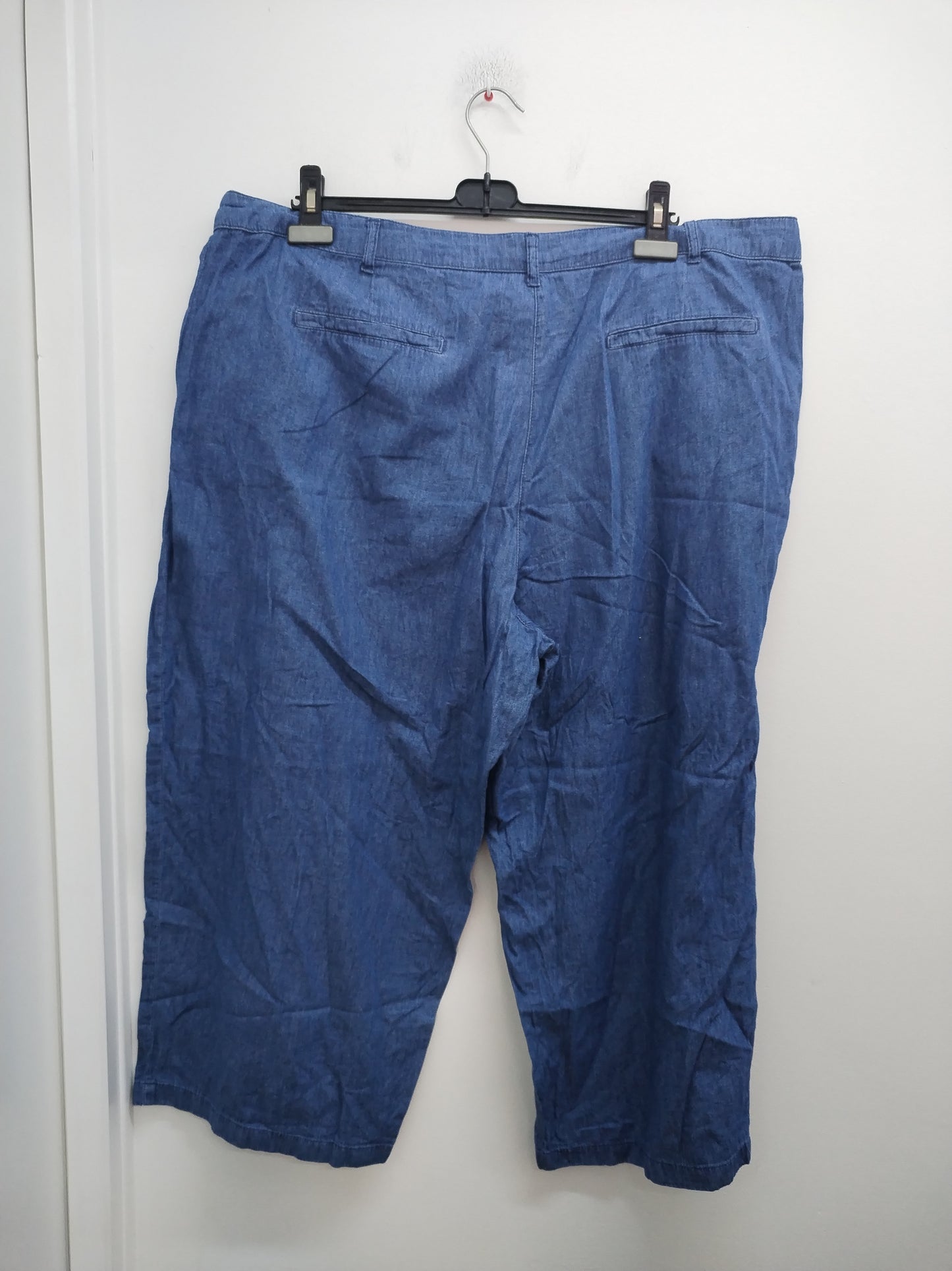 Pantacourt léger Blancheporte bleu jeans Taille 52