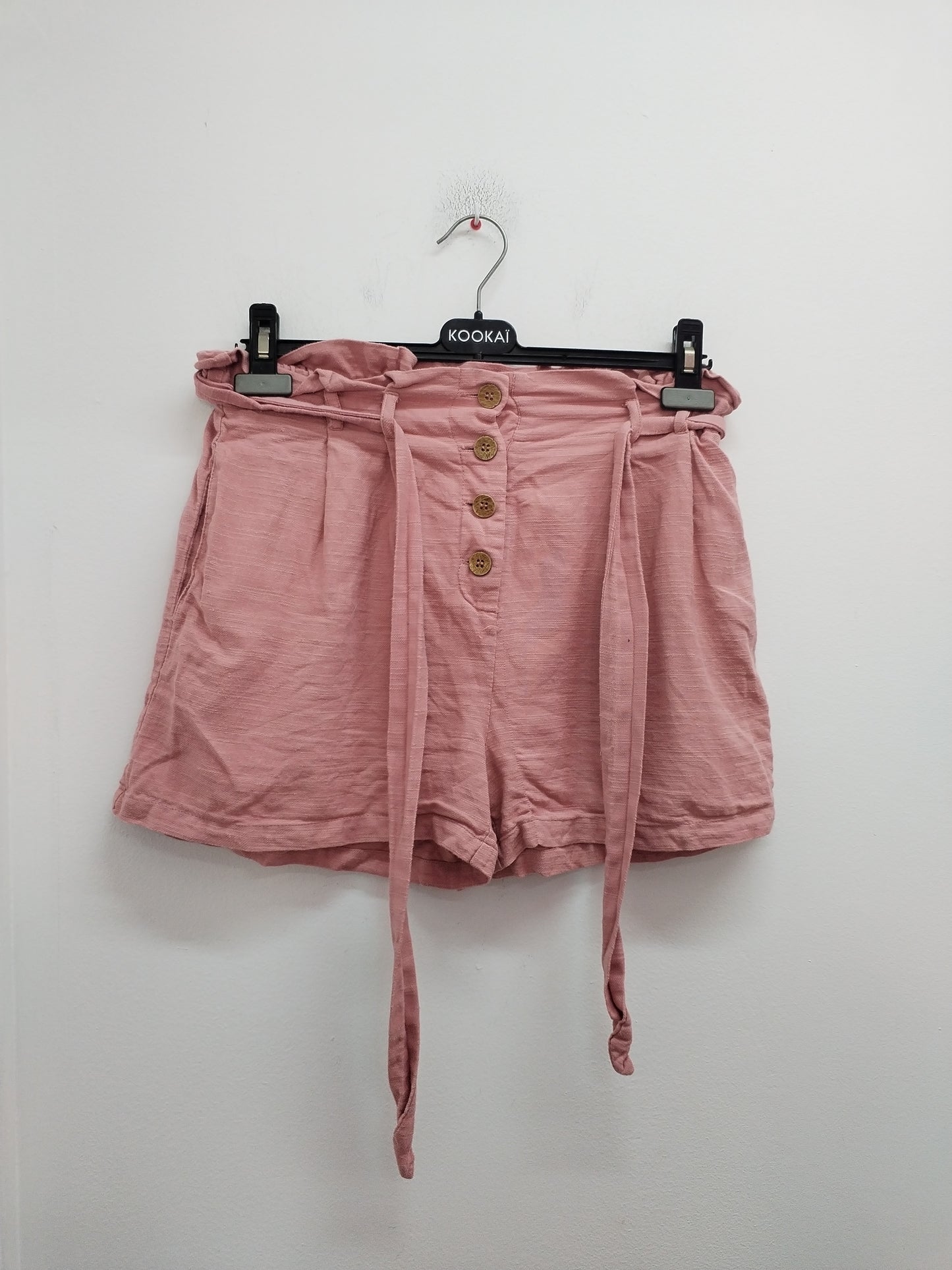 Short Primark vieux rose avec ceinture Taille 40