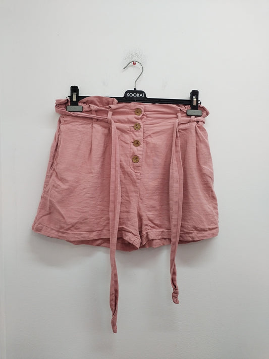 Short Primark vieux rose avec ceinture Taille 40