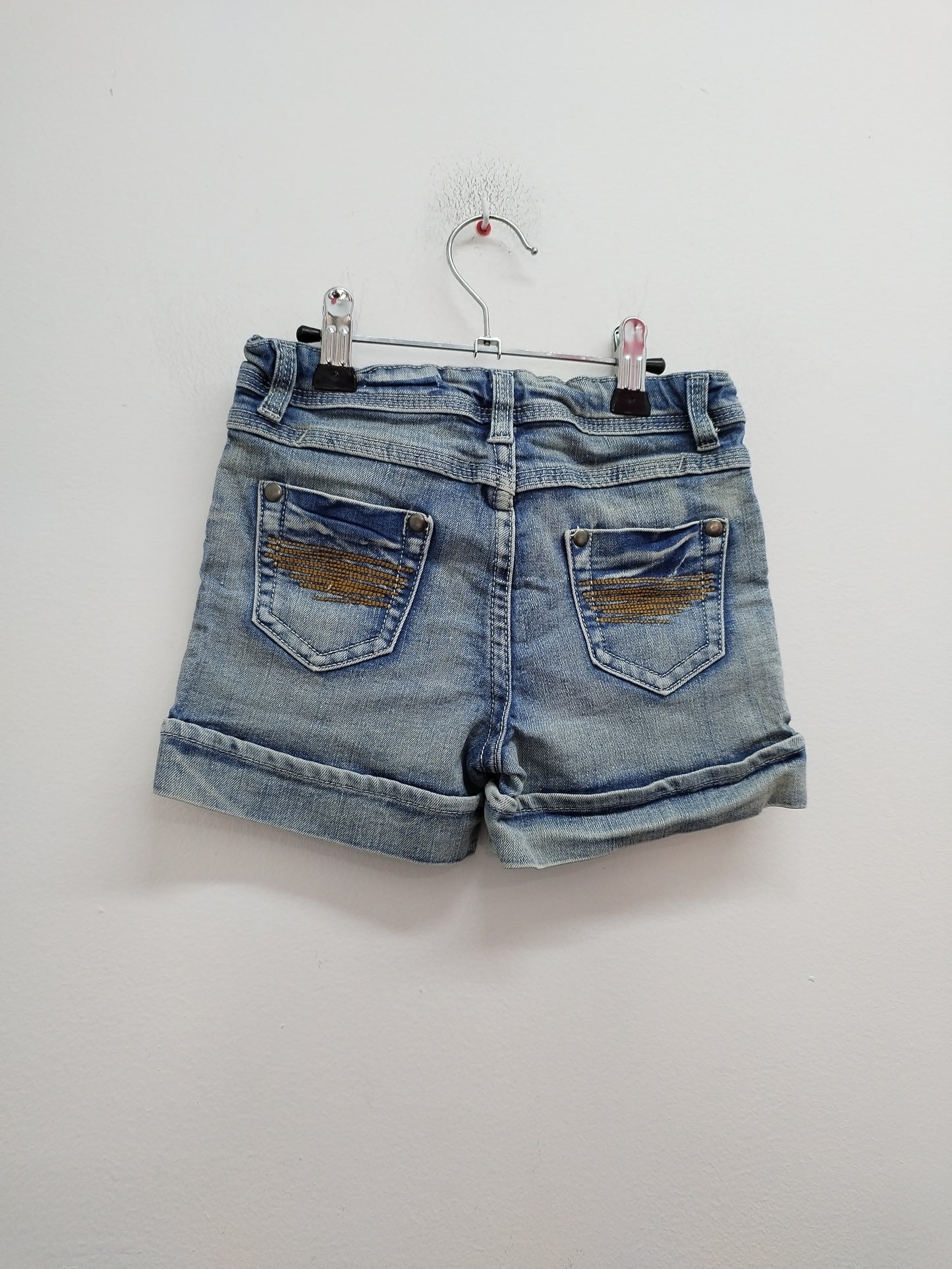 Short en jeans Tissaia bleu délavé Taille 8 Ans
