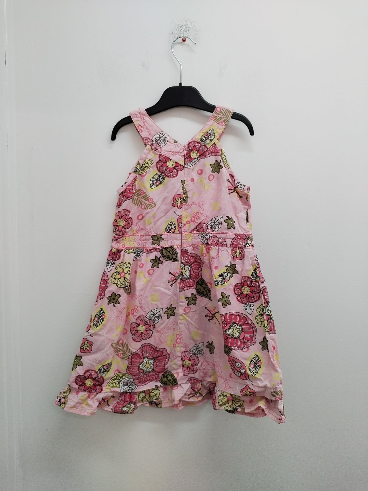Robe à bretelles Tissaia rose à motifs Taille 8 Ans