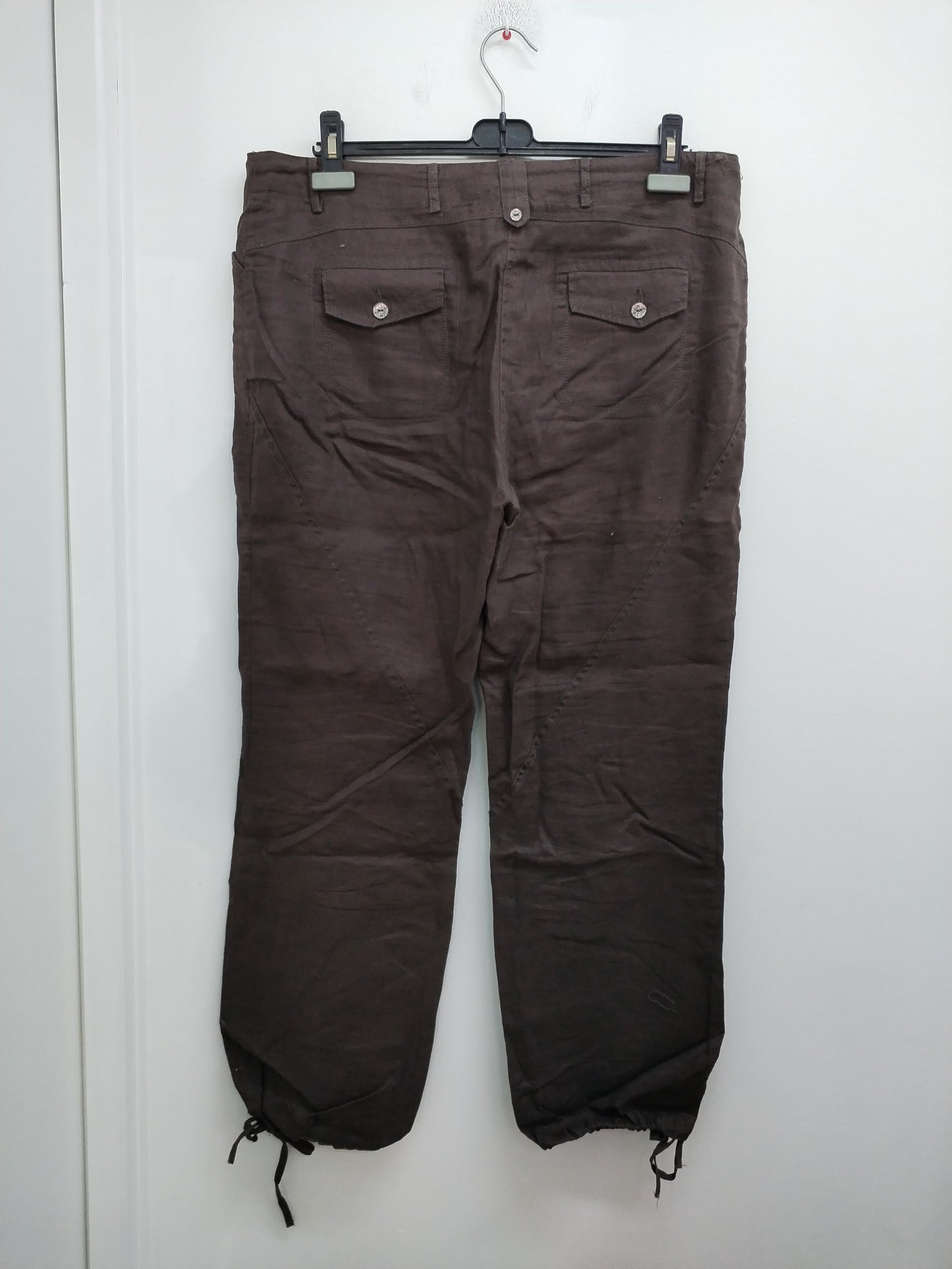 Pantalon en lin Bréal marron Taille 44